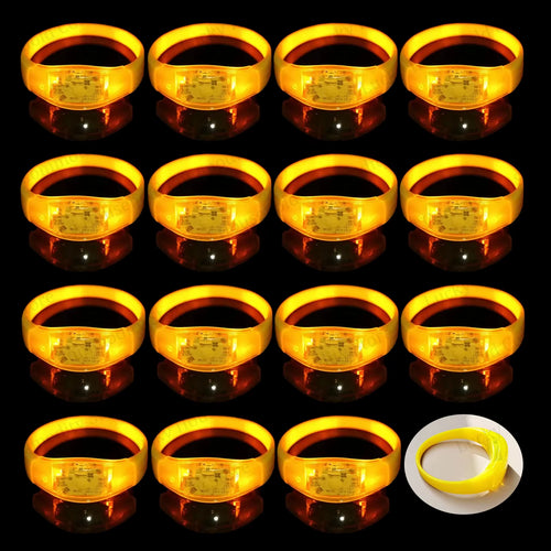 Illuminate Your Celebrations with Music-Activated LED Bracelets - Perfect for Concerts, Weddings, and Birthday Parties!