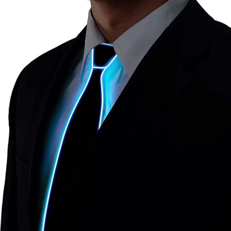Illuminate Your Style with Our LED Light-Up Neckties - Perfect for Parties, Festivals, and Special Occasions!