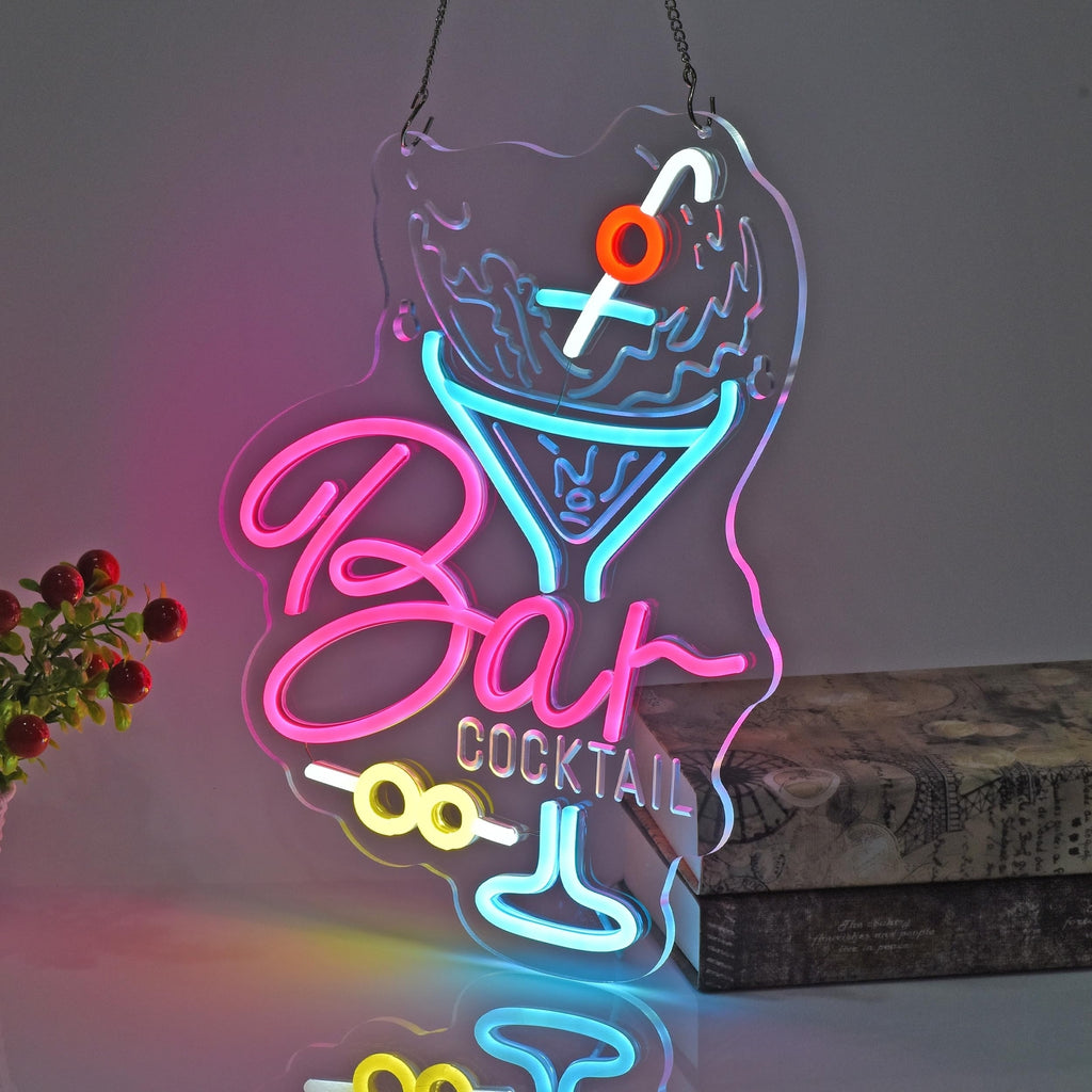 Cocktail Bar Neon Sign LED