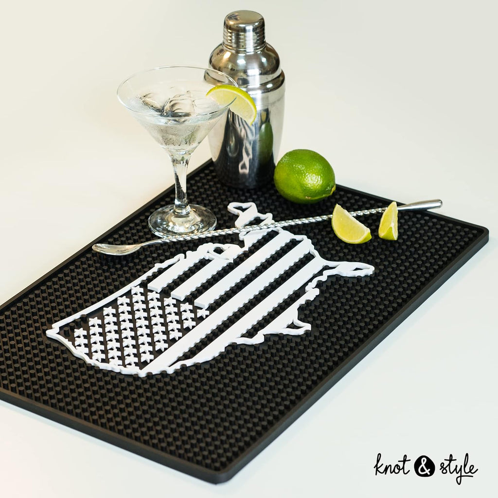 American Flag Bar Mats for Countertop