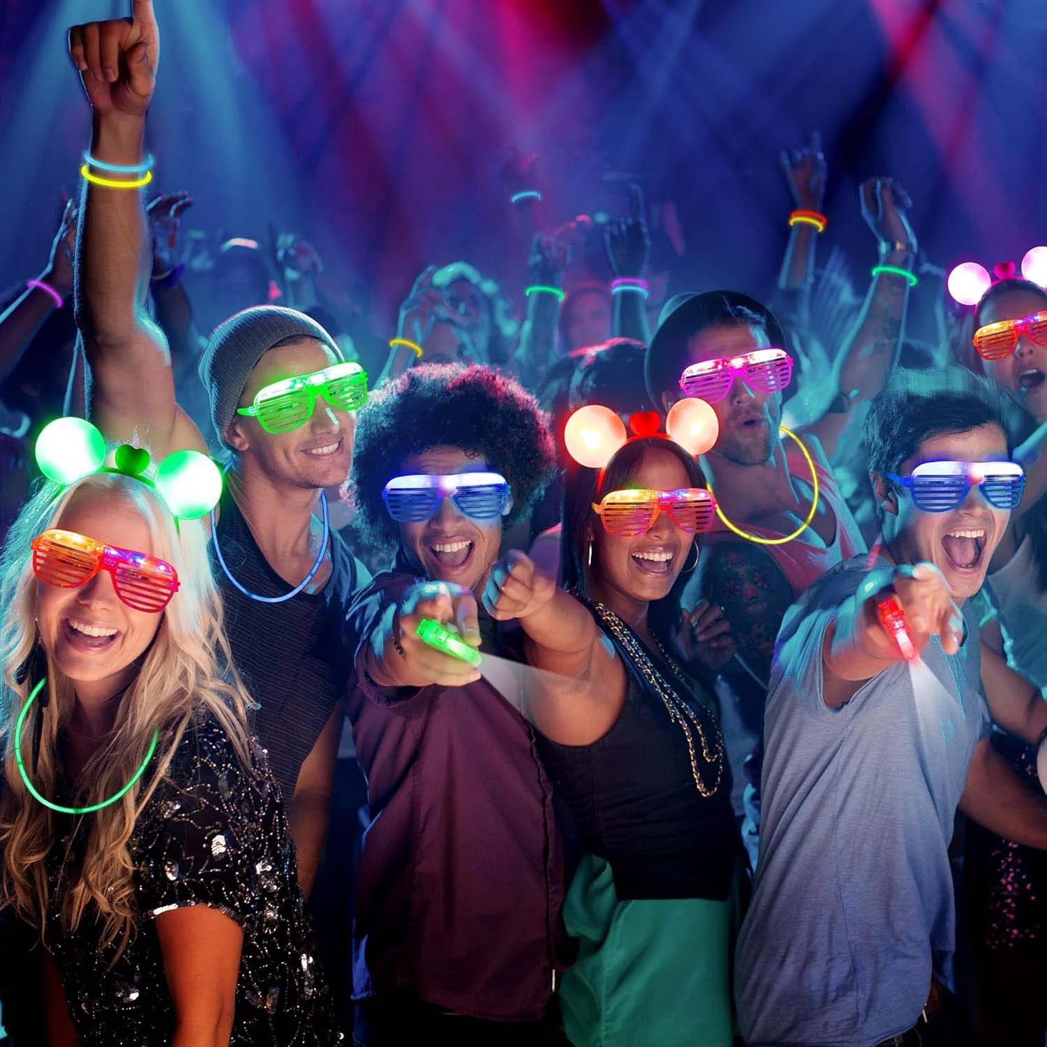 206Pcs neon accessories