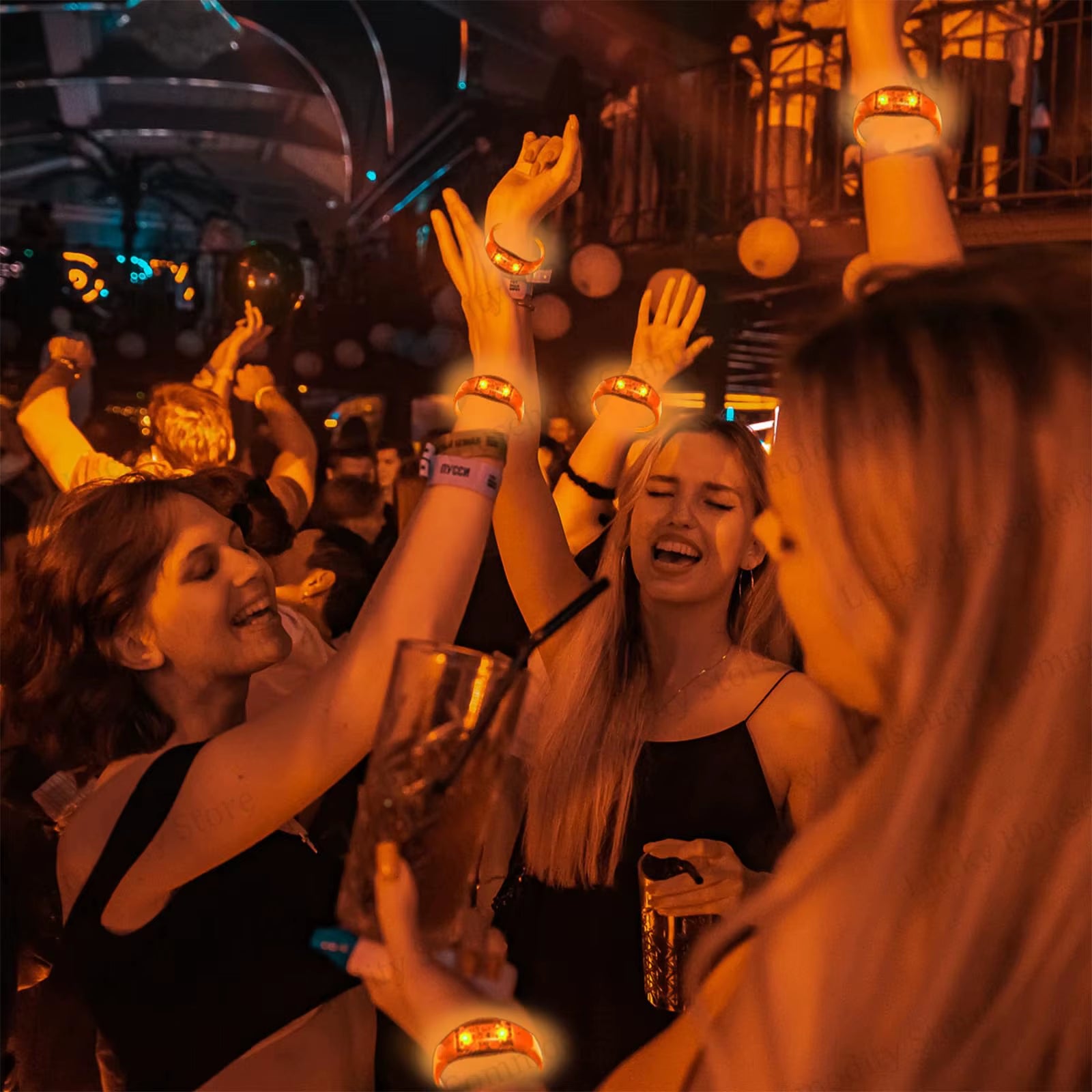 Illuminate Your Celebrations with Music-Activated LED Bracelets - Perfect for Concerts, Weddings, and Birthday Parties!