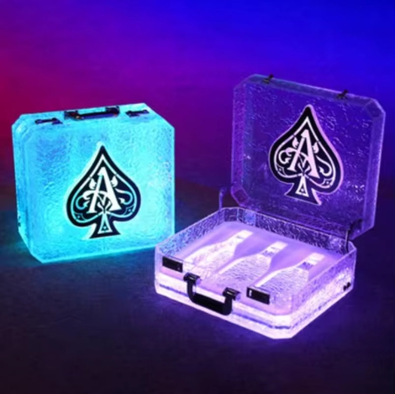 Illuminate Your Celebrations with the Ace of Spade Acrylic LED Bottle Presenter - Perfect for Nightclubs and Events!