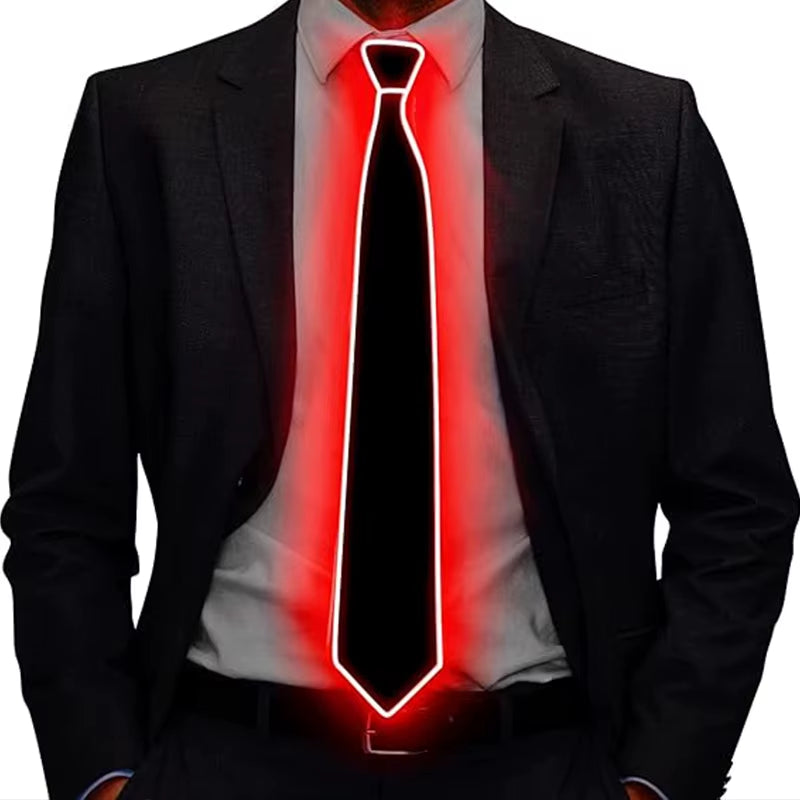 Illuminate Your Style with Our LED Light-Up Neckties - Perfect for Parties, Festivals, and Special Occasions!