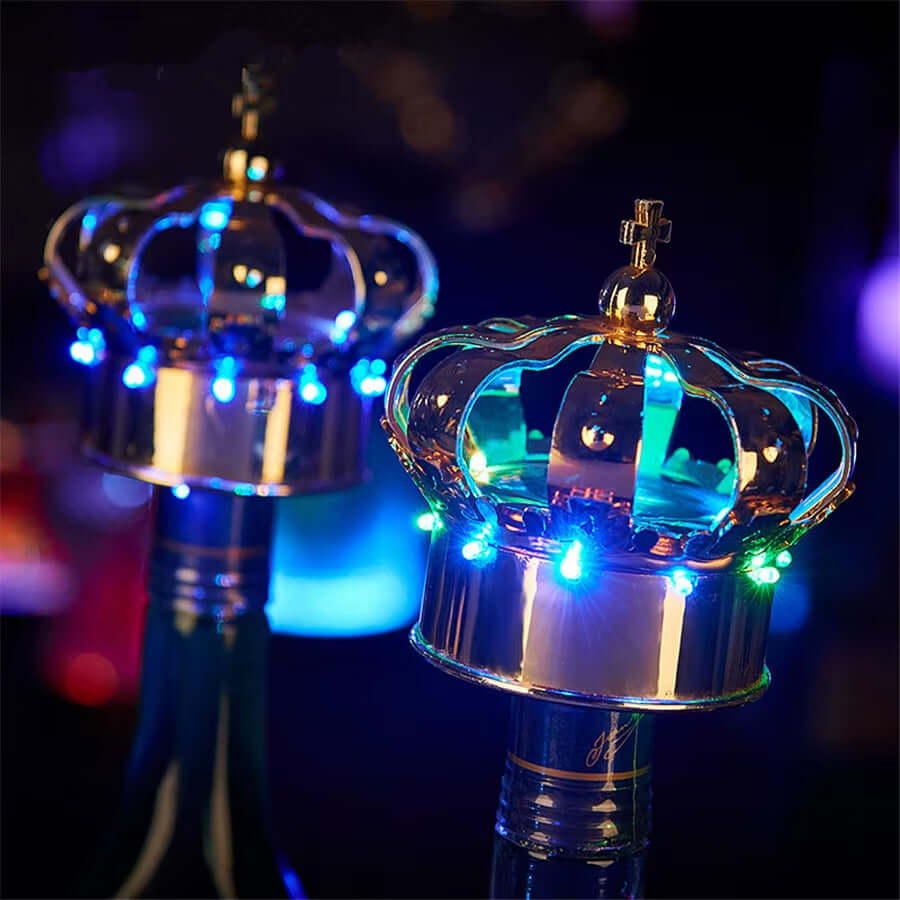 Nightclub Party Crown Led Strobe Baton Sparklers Light Champagne Bottle VIP Service Topper Light Wine Bottle Flash Stick Light