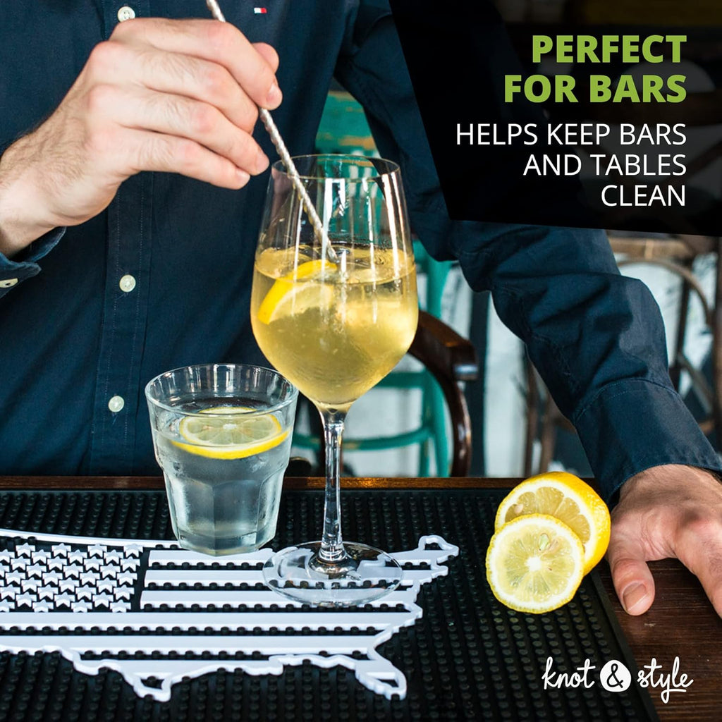 American Flag Bar Mats for Countertop