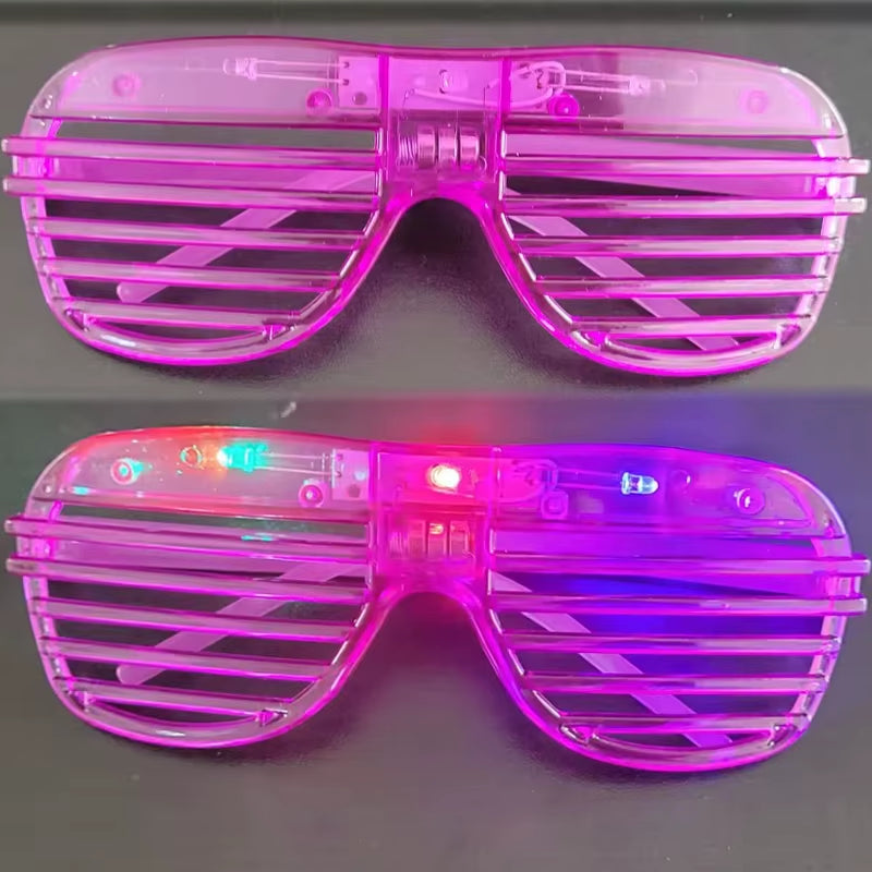 Illuminate Your Celebration with 5-50 PCS LED Glow Glasses - 3 Modes for Unforgettable Parties!