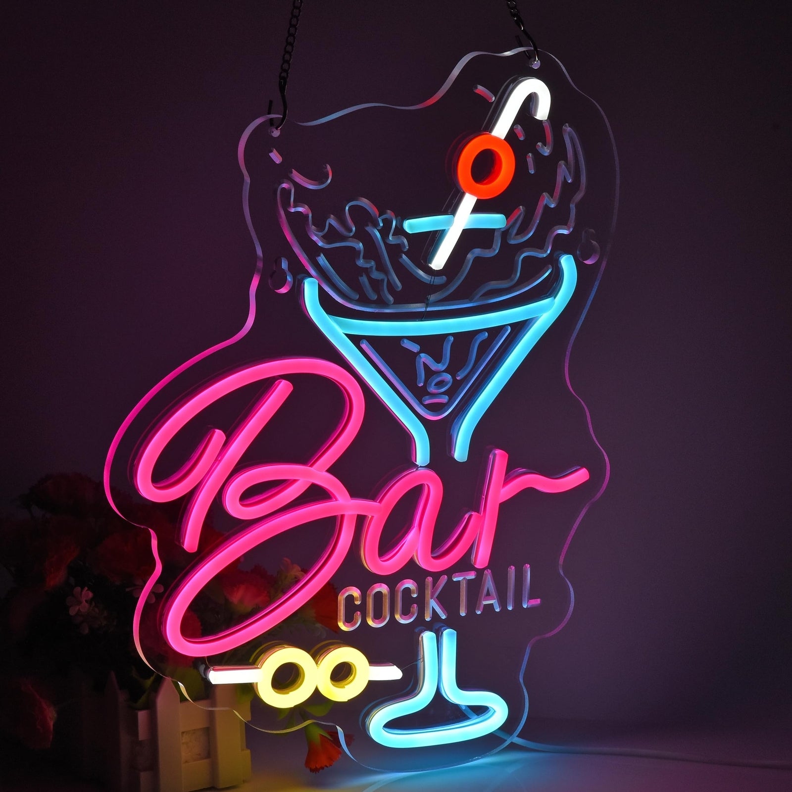 Cocktail Bar Neon Sign LED