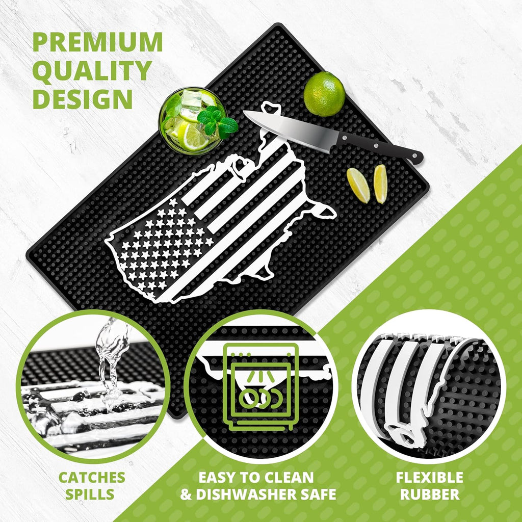 American Flag Bar Mats for Countertop
