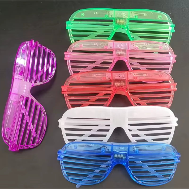 Illuminate Your Celebration with 5-50 PCS LED Glow Glasses - 3 Modes for Unforgettable Parties!