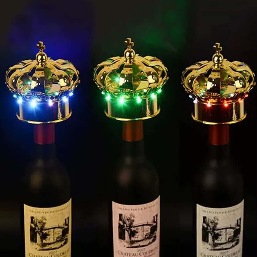 Nightclub Party Crown Led Strobe Baton Sparklers Light Champagne Bottle VIP Service Topper Light Wine Bottle Flash Stick Light