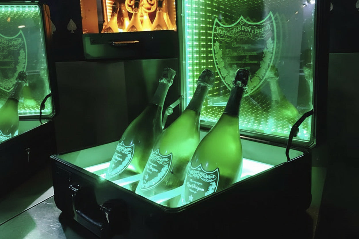 Elevate Your Celebrations with the Custom Remote Control LED Champagne Box - Perfect for Parties and Events!