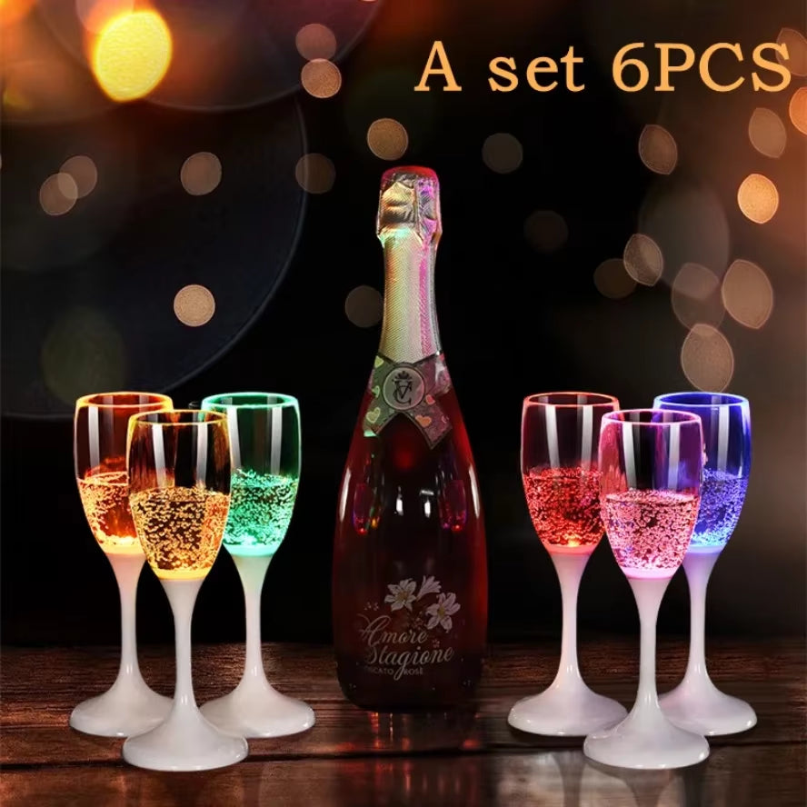Illuminate Your Celebrations with 120Ml Multi-Color LED Flashing Cups - Perfect for Parties, Christmas, and More!