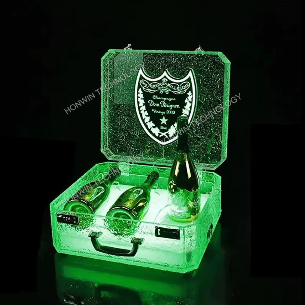 Elevate Your Celebrations with the Custom Remote Control LED Champagne Box - Perfect for Parties and Events!