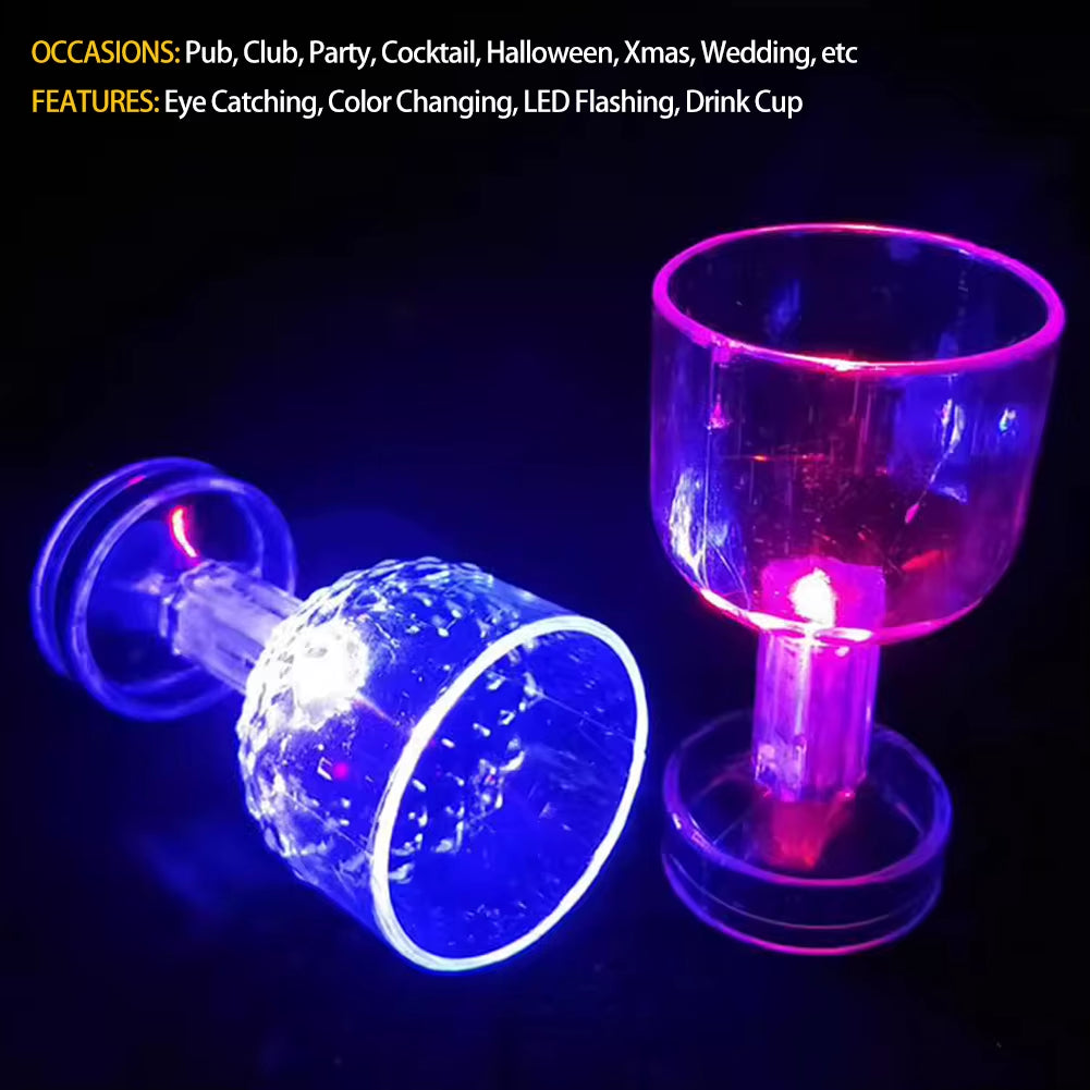 Illuminate Your Celebrations with Our 55ml LED Flashing Cup - Perfect for Parties, Clubs, and Bars!