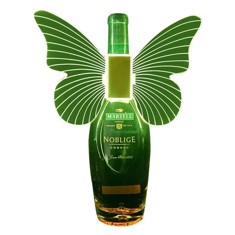 Vibrant RGB LED Strobe Baton with Enchanting Butterfly Wing Topper - Perfect for Party Bars, Nightclubs, and Event Decor