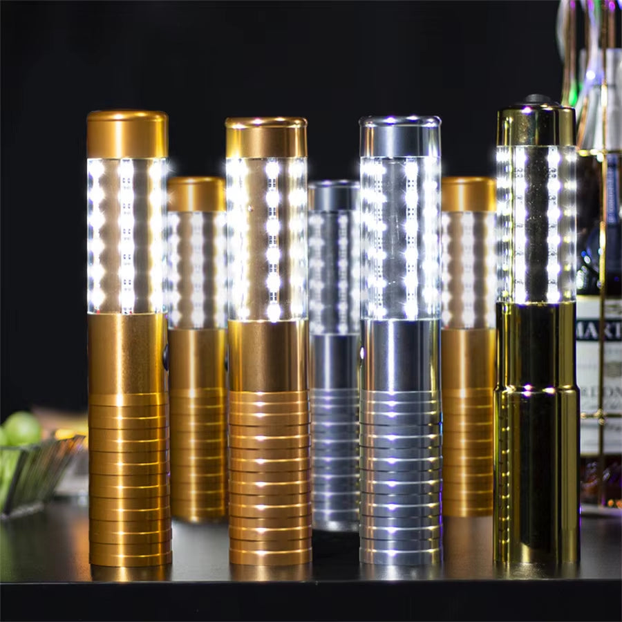 Illuminate Your Celebrations with the LED Strobe Baton Champagne Bottle Service Light - Perfect for Nightclubs and Parties!