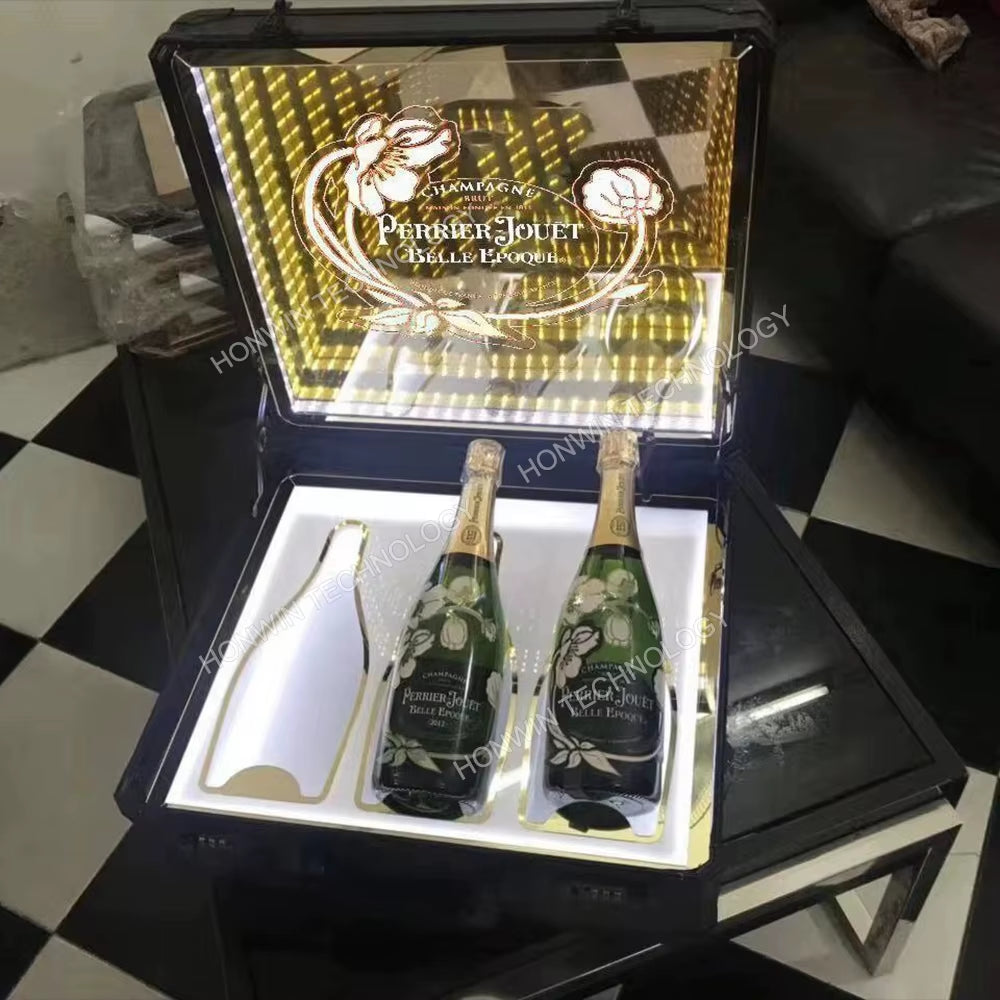 Elevate Your Celebrations with the Custom Remote Control LED Champagne Box - Perfect for Parties and Events!