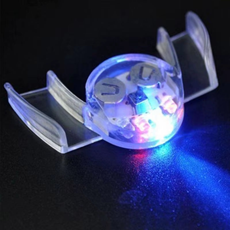 Illuminate Your Smile with LED Flashing Mouth Teeth - Fun Multicolored Glow Party Accessory for Halloween and Beyond!