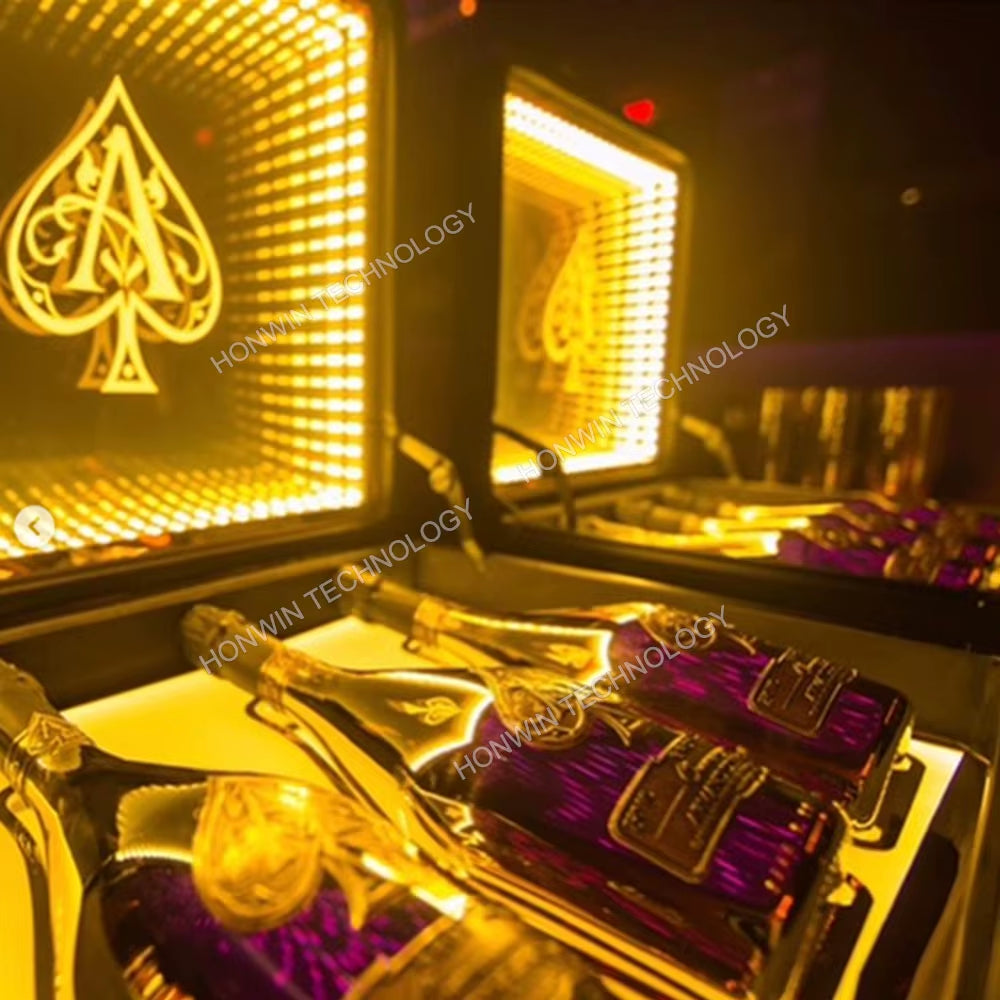 Elevate Your Celebrations with the Custom Remote Control LED Champagne Box - Perfect for Parties and Events!
