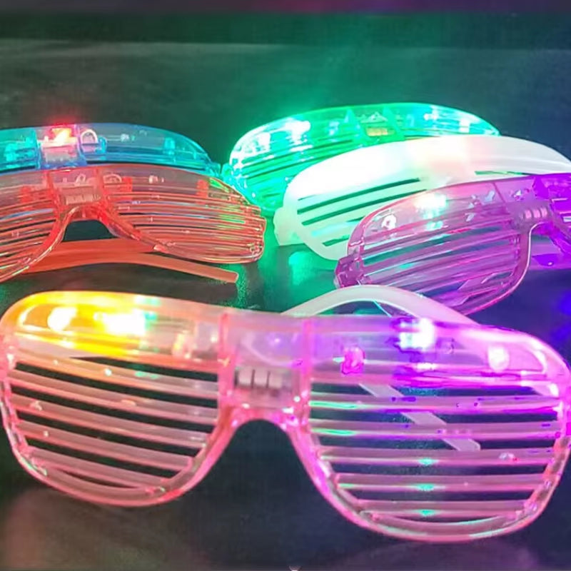 Illuminate Your Celebration with 5-50 PCS LED Glow Glasses - 3 Modes for Unforgettable Parties!