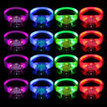 Illuminate Your Celebrations with Music-Activated LED Bracelets - Perfect for Concerts, Weddings, and Birthday Parties!