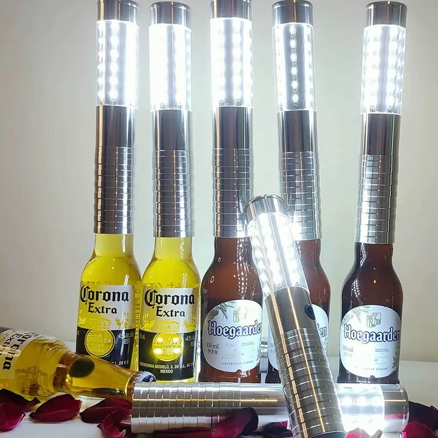 Illuminate Your Celebrations with the LED Strobe Baton Champagne Bottle Service Light - Perfect for Nightclubs and Parties!